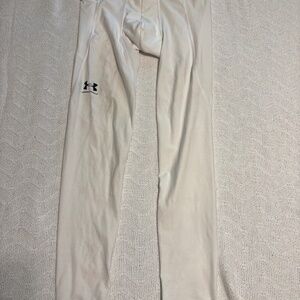 Large men white Under Armour Long tights